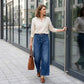 👖50% OFF NOW! ✨ Women's Casual High-Rise Wide-Leg Jeans – Tummy Control, Elongated Silhouette & All-Day Comfort 💙