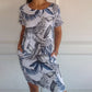 💎 50% OFF! 💎 Women's Short Sleeve Printed Dress – Lightweight, Flattering Fit & Everyday Spring Style 🌸