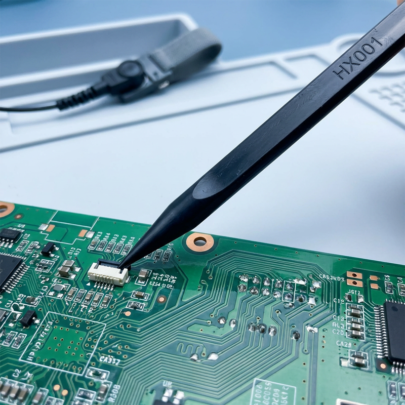 VIKING Car Detailing Pick Set for Car Detailing Kit, Safe Automotive Tool Set for Cleaning, Plastic Picks with 6 Cleaning Heads, Interior and Exterior Use, 5 Pack, Grey