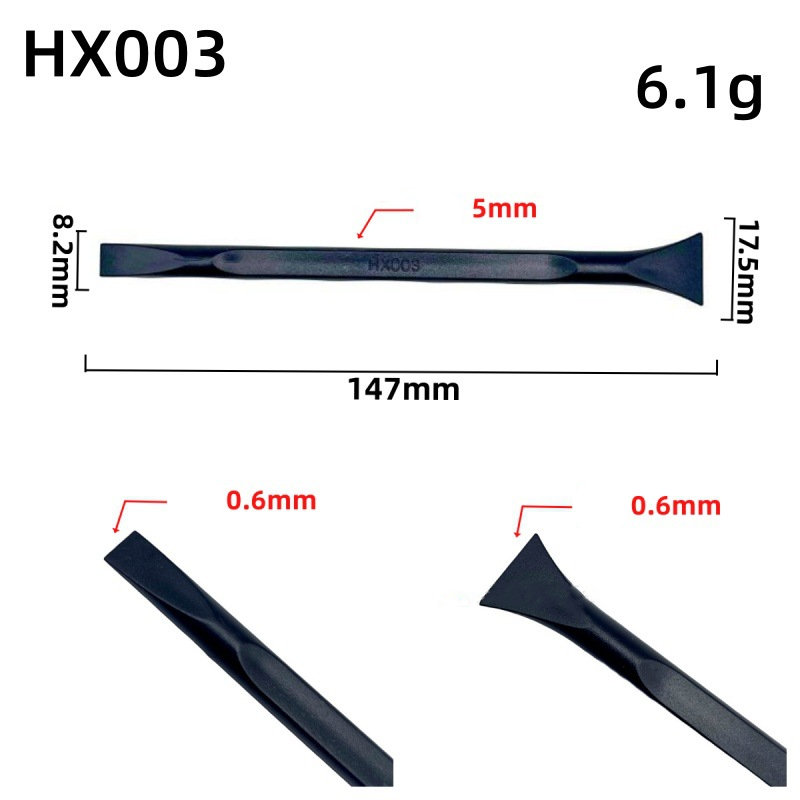 VIKING Car Detailing Pick Set for Car Detailing Kit, Safe Automotive Tool Set for Cleaning, Plastic Picks with 6 Cleaning Heads, Interior and Exterior Use, 5 Pack, Grey