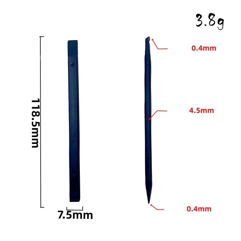 VIKING Car Detailing Pick Set for Car Detailing Kit, Safe Automotive Tool Set for Cleaning, Plastic Picks with 6 Cleaning Heads, Interior and Exterior Use, 5 Pack, Grey