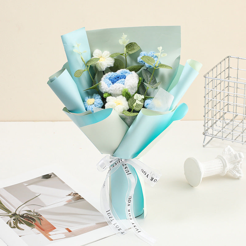 🔥【Mother's Day Special Offer!】🔥Handmade Delicate Crochet Flower Bouquet
