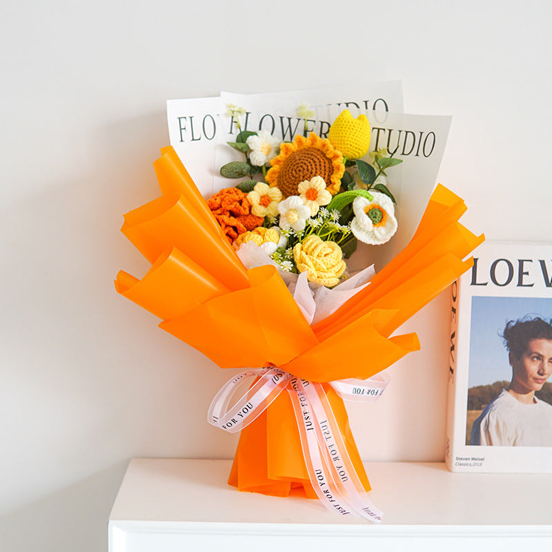 🔥【Mother's Day Special Offer!】🔥Handmade Delicate Crochet Flower Bouquet