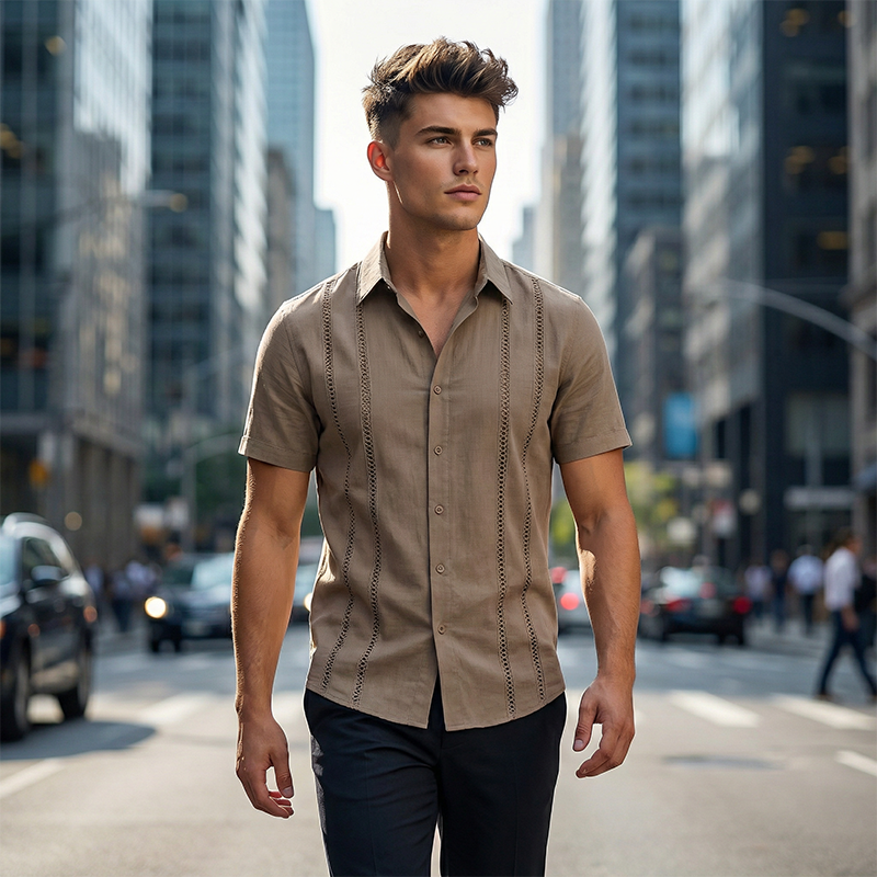 👔 LIMITED-TIME 50% OFF! 💥 Men's Button-Down Shirt – Structured Fit, Breathable, Versatile Style ✨