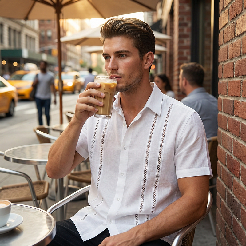 👔 LIMITED-TIME 50% OFF! 💥 Men's Button-Down Shirt – Structured Fit, Breathable, Versatile Style ✨