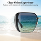 Elegant Starry Temple Rimless Sunglasses