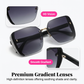 Elegant Starry Temple Rimless Sunglasses