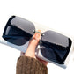 Elegant Starry Temple Rimless Sunglasses