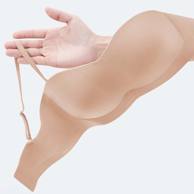 👙 50% OFF NOW! ✨ Invisible Seamless Anti-Slip Bra – Comfort, support & style – No straps, no slip – perfect under backless or off-shoulder outfits 💖