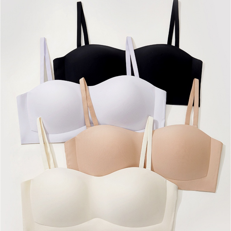👙 50% OFF NOW! ✨ Invisible Seamless Anti-Slip Bra – Comfort, support & style – No straps, no slip – perfect under backless or off-shoulder outfits 💖