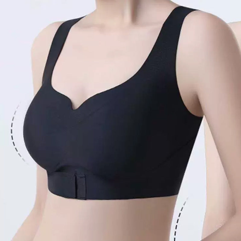 🌸LAST DAY SPECIAL PRICE!!🌸Women's Front Closure Seamless Back Support Posture Bra