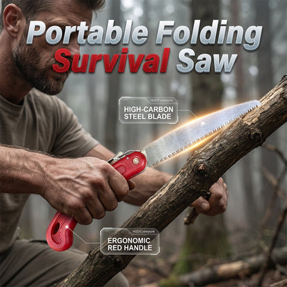 Compact Folding Saw with SK5 Steel Blade