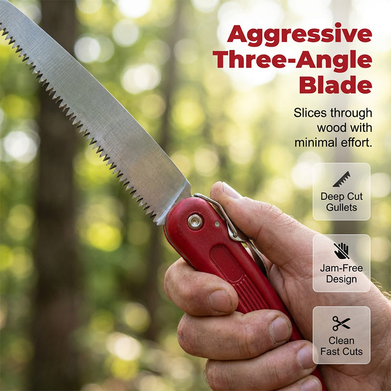 Compact Folding Saw with SK5 Steel Blade