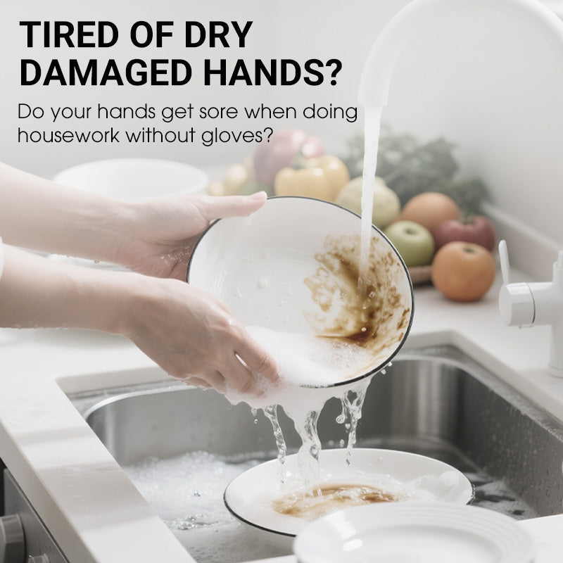 Multi-purpose Durable Non-Slip Cleaning Gloves