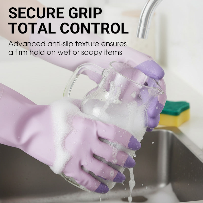 Multi-purpose Durable Non-Slip Cleaning Gloves
