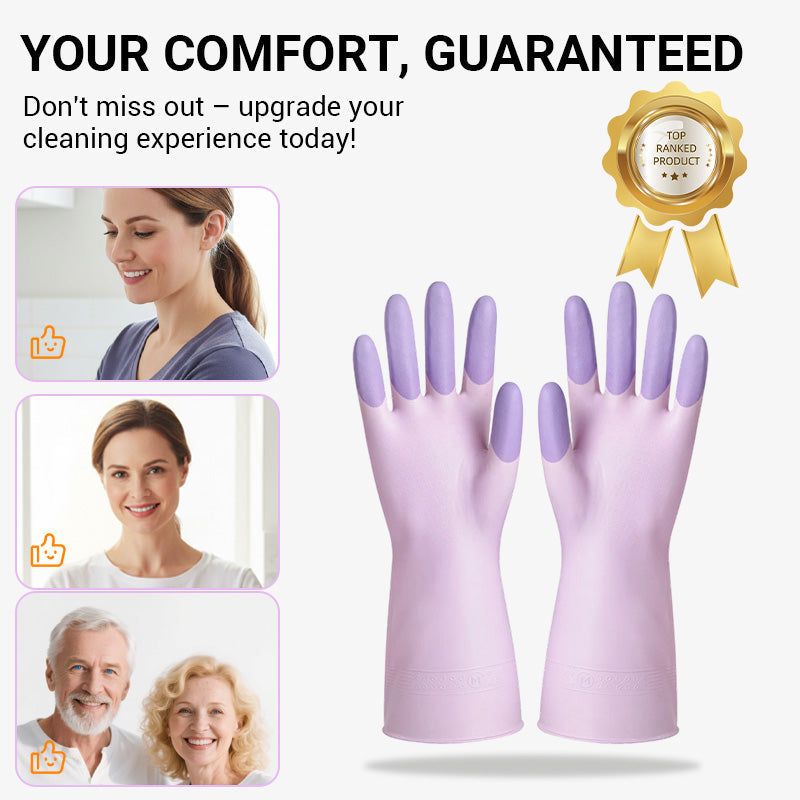 Multi-purpose Durable Non-Slip Cleaning Gloves