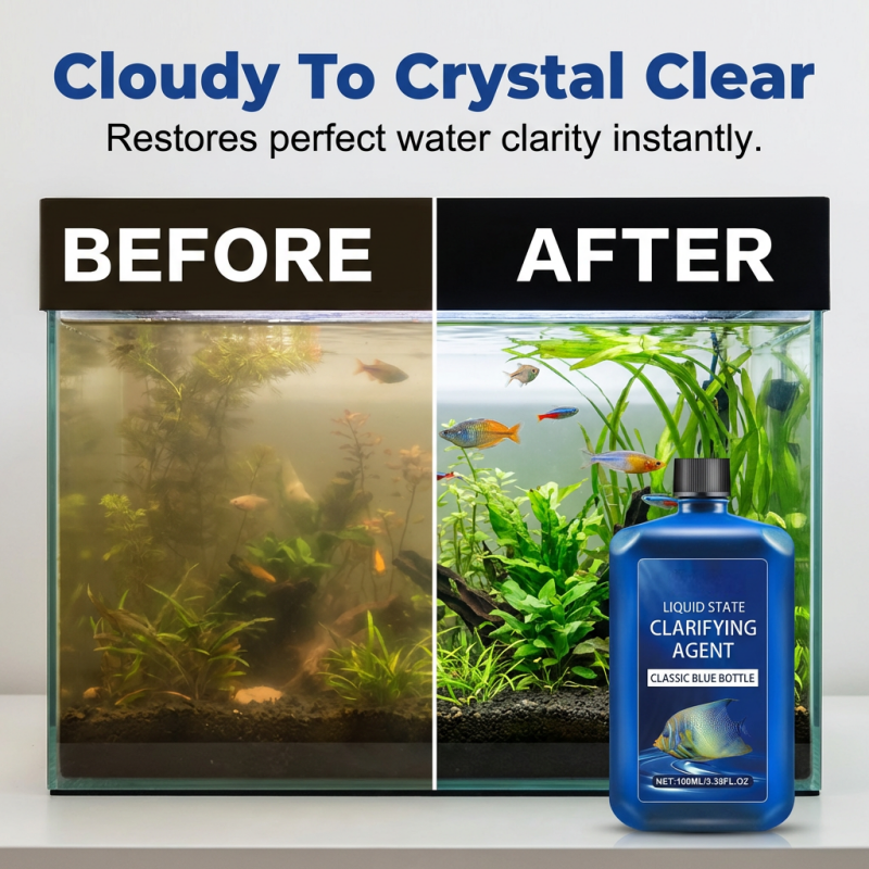 Fast-Acting Aquarium Water Clarifier