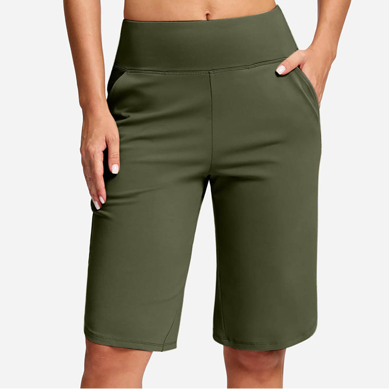 ⏰Limited Time Sale 50% Off✨Women's High-Waist Yoga Shorts with Pockets