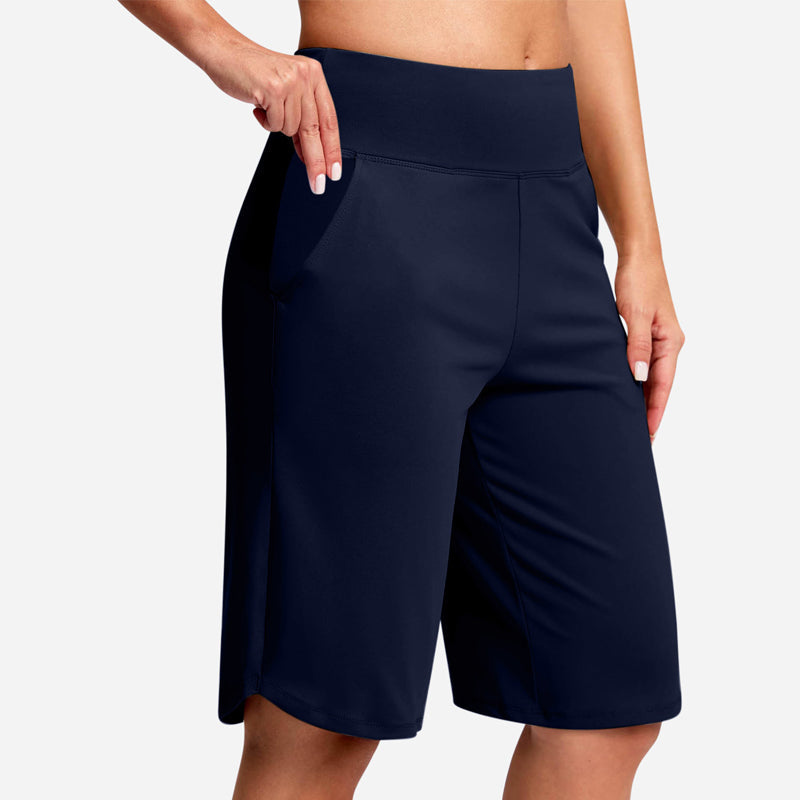 ⏰Limited Time Sale 50% Off✨Women's High-Waist Yoga Shorts with Pockets