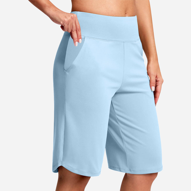 ⏰Limited Time Sale 50% Off✨Women's High-Waist Yoga Shorts with Pockets
