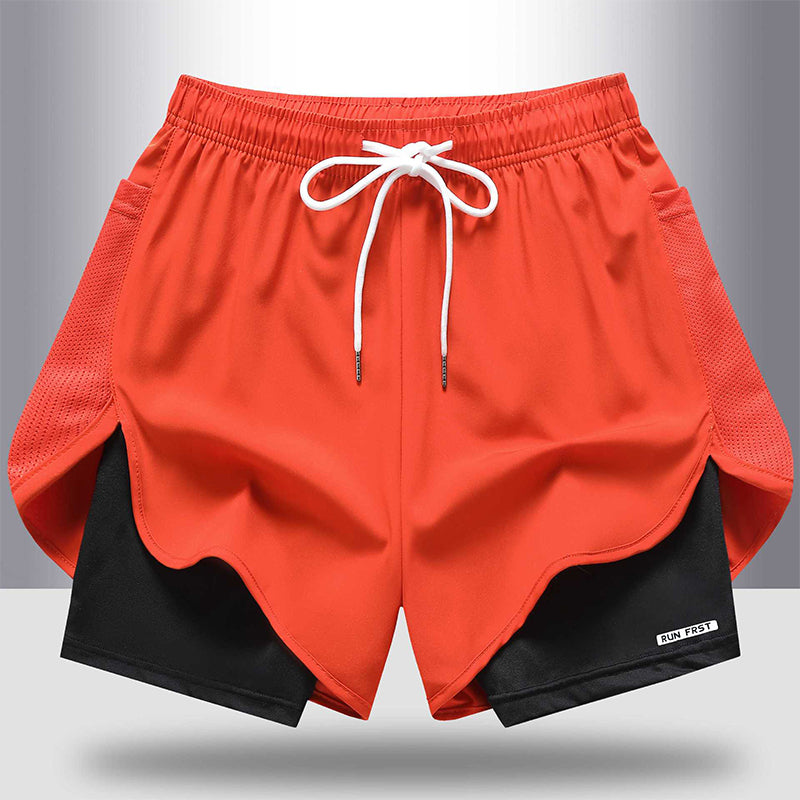 🥳2026 HOT SALE🥳2-in-1 Quick-Dry Running Shorts for Men & Women
