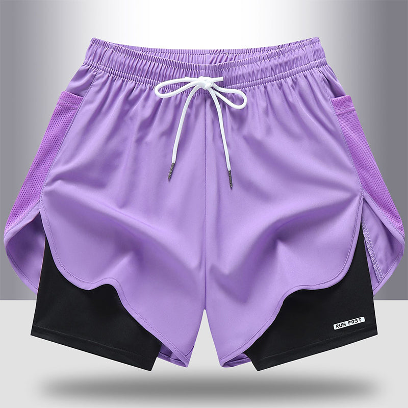 🥳2026 HOT SALE🥳2-in-1 Quick-Dry Running Shorts for Men & Women