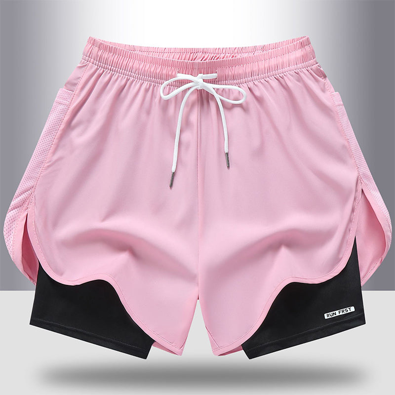 🥳2026 HOT SALE🥳2-in-1 Quick-Dry Running Shorts for Men & Women
