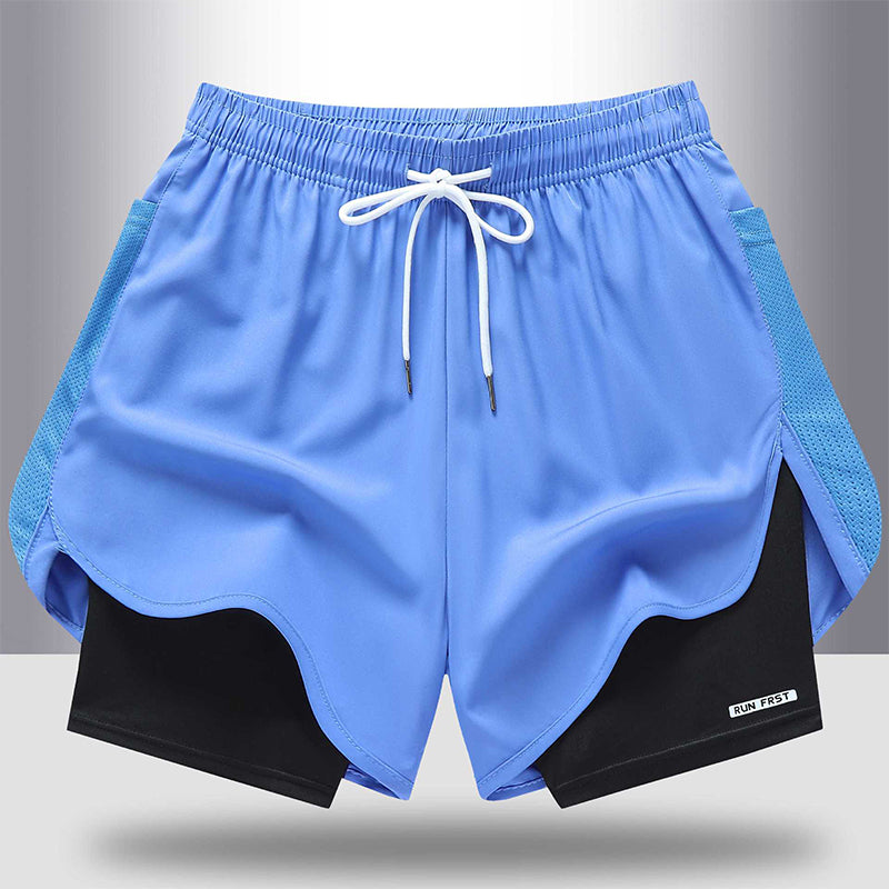 🥳2026 HOT SALE🥳2-in-1 Quick-Dry Running Shorts for Men & Women
