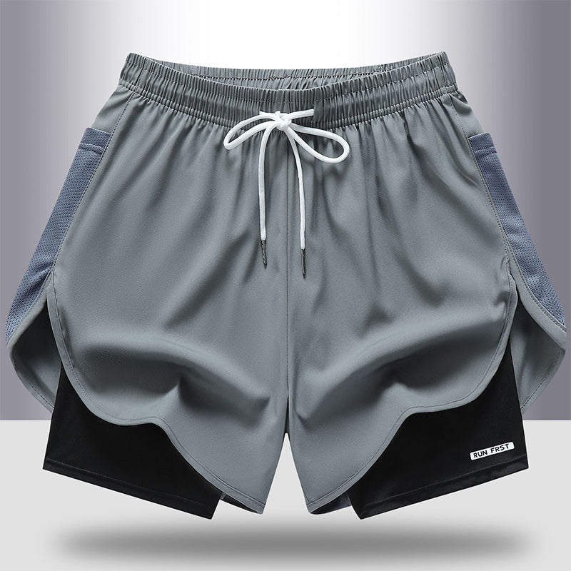 🥳2026 HOT SALE🥳2-in-1 Quick-Dry Running Shorts for Men & Women