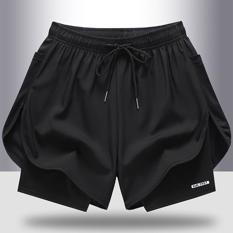 🥳2026 HOT SALE🥳2-in-1 Quick-Dry Running Shorts for Men & Women