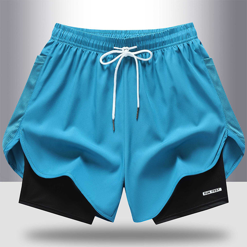 🥳2026 HOT SALE🥳2-in-1 Quick-Dry Running Shorts for Men & Women