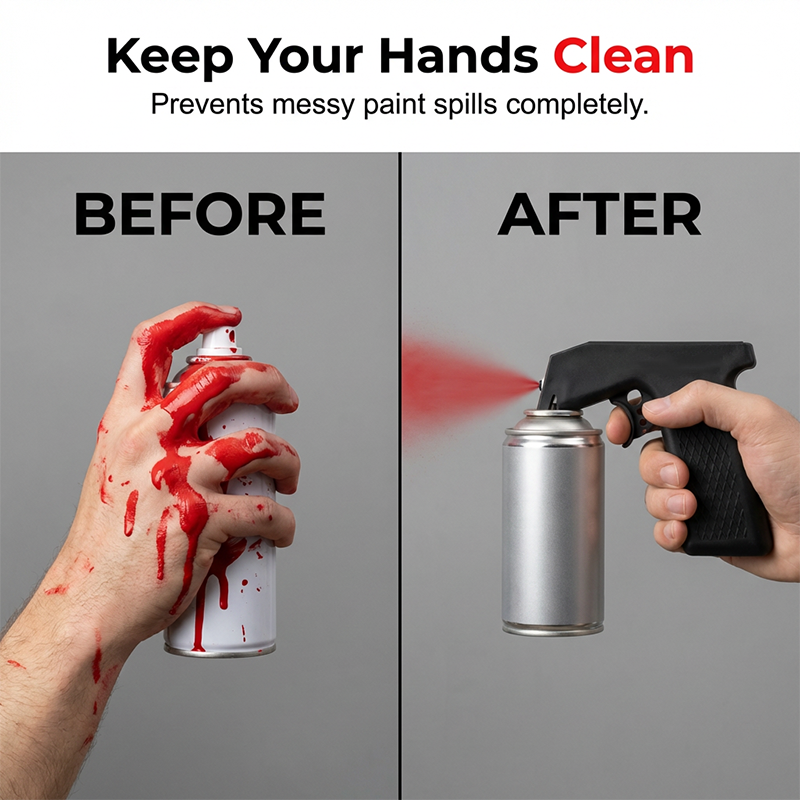 🛠️ 50% OFF NOW ! ⚡ Aerosol Spray Can Trigger Handle – Easy Grip, Labor-Saving & Universal Adjustable Design 💥