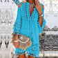 👗Women's Loose Cotton Linen Embroidered Dress🌸