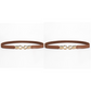Slim Stretch Waist Belt for Dresses