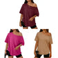 Women's Casual Off-Shoulder Oversized T-Shirt