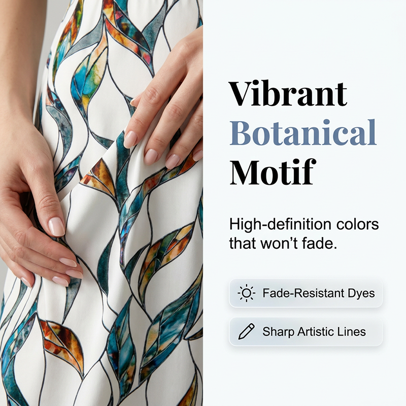 👚 50% OFF NOW! 🌸 Women's Side-Tie Top & Patterned Pants Set – Flowy, adjustable fit & perfect for summer vacations or resort wear 👖