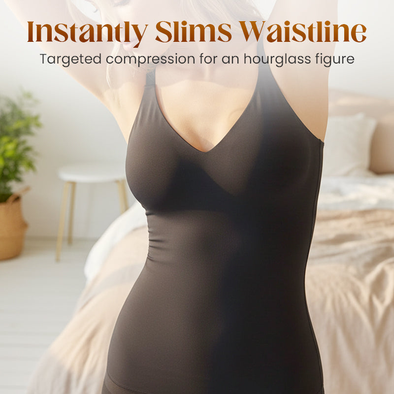 Women's Tummy Shaping Top with Built-In Bra
