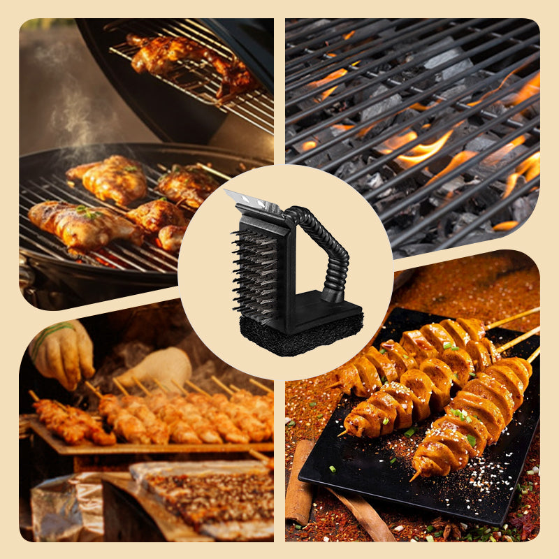 Multi-Function Grill Cleaning Brush