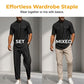 ⏳Limited-time 50% off⏰Men's Modern Casual Band Collar Two-Piece Set👕👖