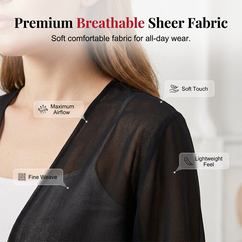 👚 50% OFF NOW! 📢🎁Buy Now Get Free Gift ⏳ Women's Chiffon Tie-Front Top – Summer layering essential – Lightweight, breathable & perfect for beach or brunch 🌸