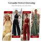 Elegant Lace Top & Split Wide-Leg Pants Set