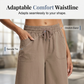 📢📢50% OFF !! ⏰Women's Solid-Color Loose-Fit Cropped Pants