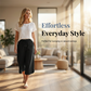 📢📢50% OFF !! ⏰Women's Solid-Color Loose-Fit Cropped Pants