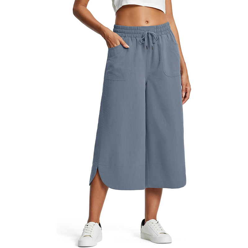 📢📢50% OFF !! ⏰Women's Solid-Color Loose-Fit Cropped Pants