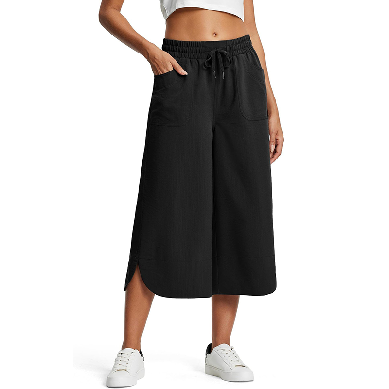 📢📢50% OFF !! ⏰Women's Solid-Color Loose-Fit Cropped Pants