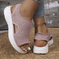 ⏳LAST DAY SALE ONLY ￡14.99!!🔥🔥Women's Breathable Knit Platform Sandals