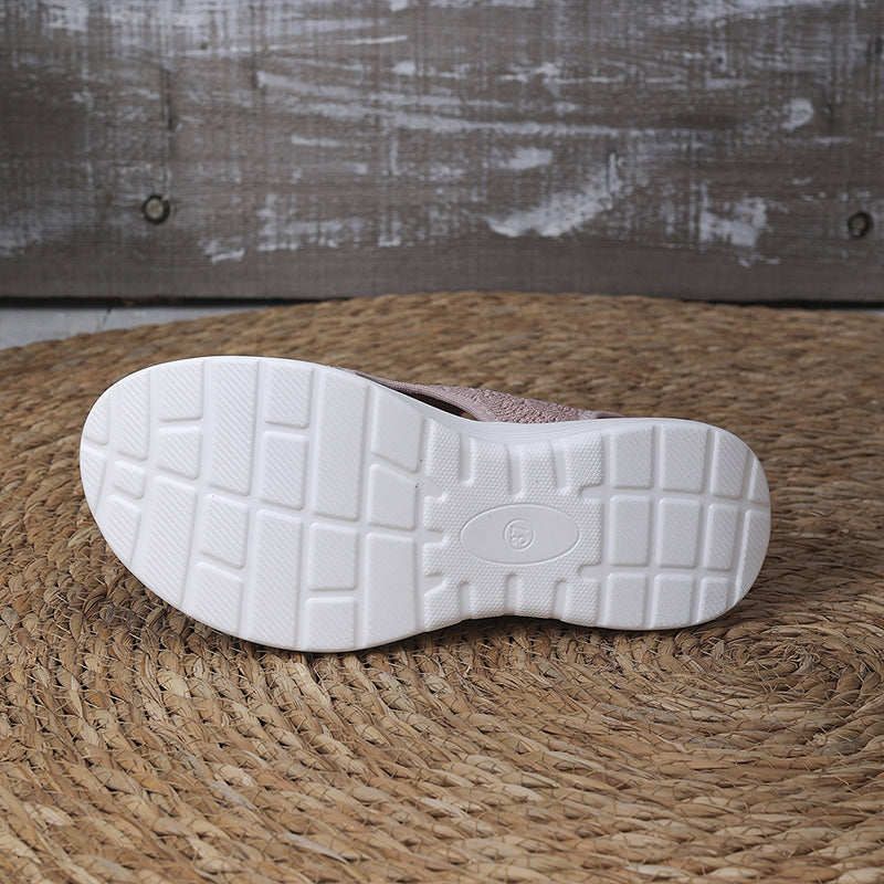 ⏳LAST DAY SALE ONLY ￡14.99!!🔥🔥Women's Breathable Knit Platform Sandals