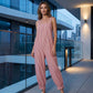 🎁2026 New Arrivals 50% OFF💥 Women's Casual Striped Spaghetti Strap Jumpsuit ✨