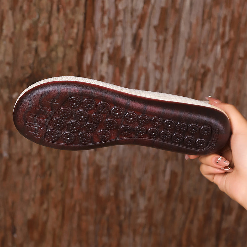 🥳2026 HOT SALE🥳💞50K+ SOLD!👟🌬️ 50% OFF! Breathable Knit Flats – Soft as clouds, anti‑slip sole. Walk for hours, feet stay cool & fresh. Your new favourite! 🌸✨