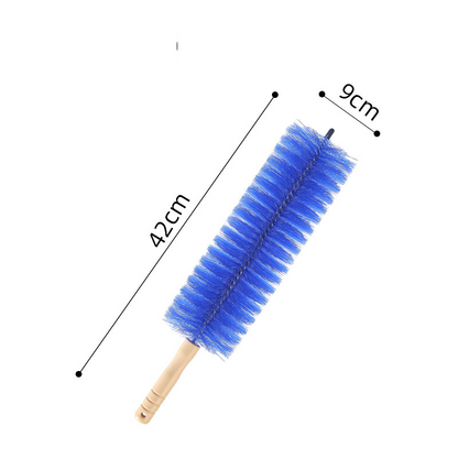 Dust brush, cleaning brush – bendable microfiber brush head, reusable dust collector, washable, suitable for ceiling fan blades.
